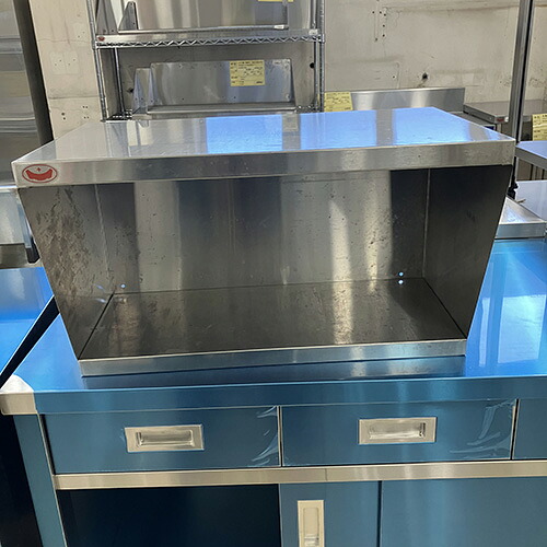 【中古】2段棚 マルゼン 幅600×奥ぶかさ250×高さ350 【貨物輸送別途積もり書き】【お役目用】【飲食店 バス発着場 勝手もと設備 吊収納家具 お役目用吊収納家具】