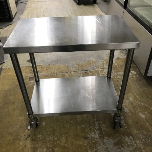 【中古】移動台 BGなし 幅750&times;奥行450&times;高さ800 【送料別途見積】【業務用】【飲食店 店舗 厨房機器 作業台 業務用作業台】｜厨房機器と店舗用品 TENPOS