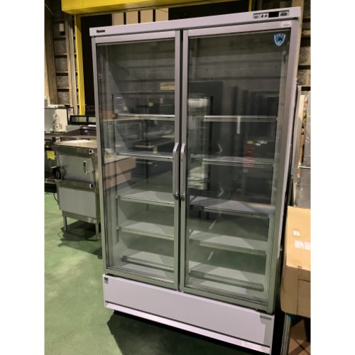 【中古】封鎖リーチインショーケース 大和冷機 413AFGT-EC 幅1200×奥ふかさ695×高さ1960 三相200V 【貨物輸送別途積もり書き】【御役目用】【飲食店 バス発着場 御厨子所計器 リーチインショーケース 御役目用リーチインショーケース】