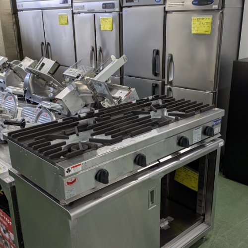 【中古】ガスコンロ マルゼン RGC-1264D 幅1200&times;奥行600&times;高さ200 都市ガス 【送料別途見積】【業務用】【飲食店 店舗 厨房機器 卓上ガスコンロ 業務用卓上ガスコンロ】｜厨房機器と店舗用品 TENPOS 46,200円