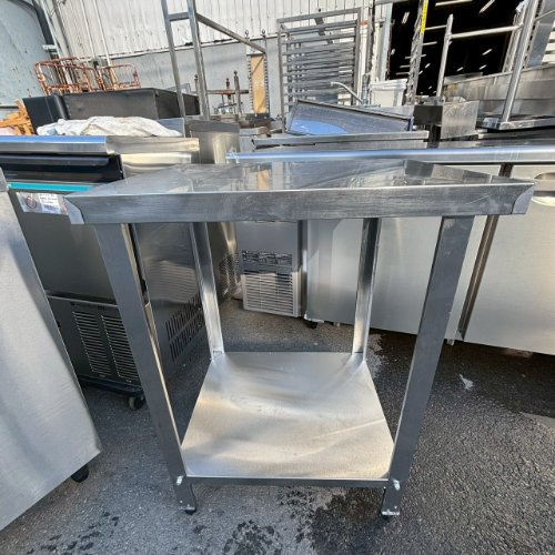 【中古】作業台 BGなし 幅450×奥行450×高さ800 【送料別途見積】【業務用】【飲食店 店舗 厨房機器 作業台 業務用作業台】