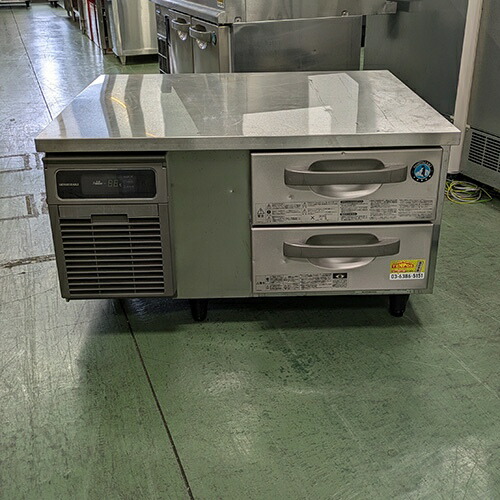 【中古】冷凍ドロワーコールドテーブル ホシザキ RTL-90DDCG-R 幅900×奥行750×高さ510 【送料別途見積】【業務用】【飲食店 店舗 厨房機器 ドロワーコールドテーブル 業務用ドロワーコールドテーブル】