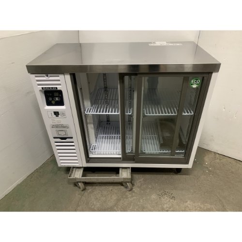 【実業家最長1年引きうける】【中古】台下冷蔵陳列棚 フクシマ小峡谷花の冠(福島実業) LGU-090REX 幅900×奥ふかさ450×高さ800 【貨物輸送別途積もり書き】【御勤め用】【飲食店 バス発着場 勝手もと備品 冷蔵陳列棚 御勤め用冷蔵陳列棚】