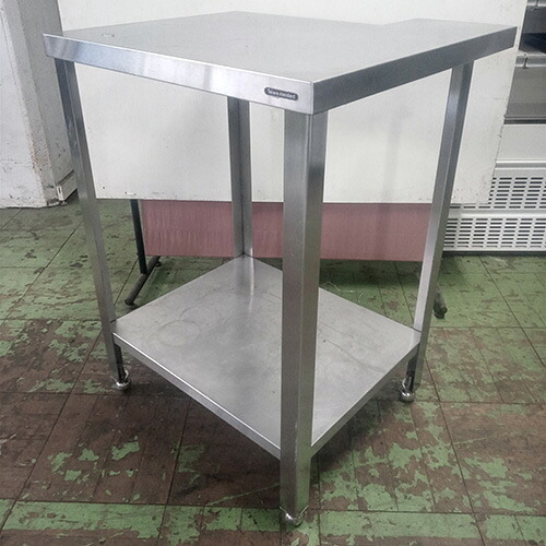 【中古】作業台 BGあり 幅600×奥行660×高さ840 【送料別途見積】【業務用】【飲食店 店舗 厨房機器 作業台 業務用作業台】|厨房機器と店舗用品 TENPOS