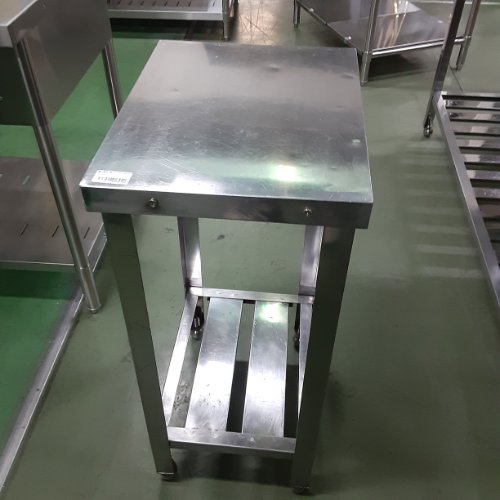 【中古】作業台/脇台 BGなし 幅350×奥行450×高さ800 【送料別途見積】【業務用】【飲食店 店舗 厨房機器 作業台 業務用作業台】