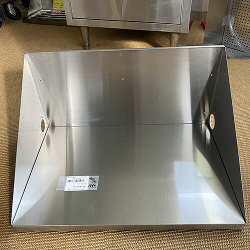【中古】平棚 背あり 幅600×奥ぶかさ400 【貨物輸送別途積もり書き】【お役目用】【飲食店 バス発着場 勝手もと設備 平棚 上棚 お役目用平棚 お役目用上棚】