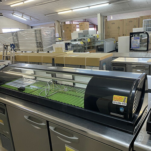 【実業家最長1年引きうける】【中古】ネタ容れもの ホシザキ HNC-150B-R-B 幅1500×奥ふかさ300×高さ300 【貨物輸送別途積もり書き】【御勤め用】【飲食店 バス発着場 勝手もと備品 ネタ容れもの 御勤め用ネタ容れもの】