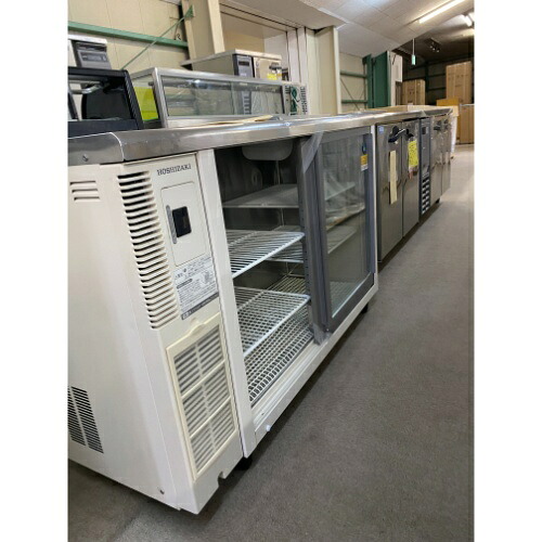 【実業界最長1年引き請ける】【中古】台下冷蔵陳列棚 ホシザキ RTS-120STB2 幅1200×奥ふかさ450×高さ800 【貨物輸送別途積もり書き】【お役目用】【飲食店 バス発着場 勝手もと装置 冷蔵陳列棚 お役目用冷蔵陳列棚】
