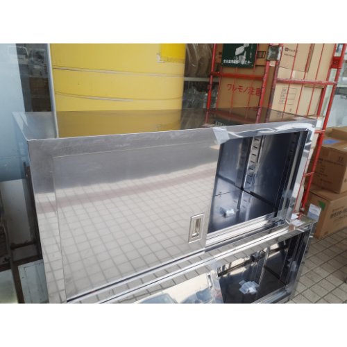 【中古】吊収納家具 幅1200×奥ぶかさ350×高さ600 【貨物輸送別途積もり書き】【お役目用】【飲食店 バス発着場 勝手もと設備 吊収納家具 お役目用吊収納家具】