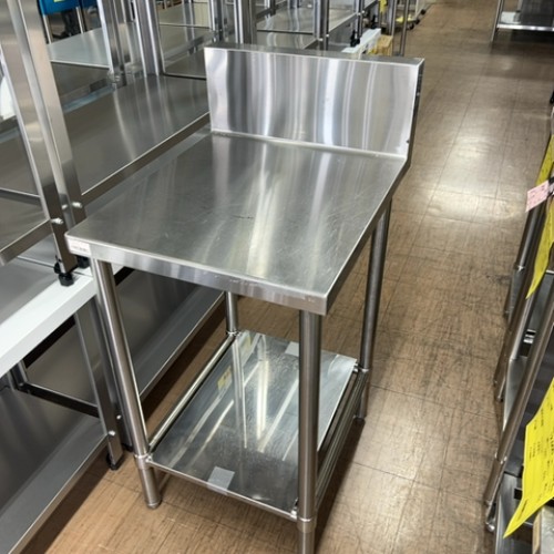 【中古】作業台 BGなし 幅490×奥行600×高さ850 【送料無料】【業務用】【飲食店 店舗 厨房機器 作業台 業務用作業台】
