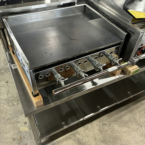 【業界最長1年保証】【中古】グリドル 幅600×奥行450×高さ180 都市ガス 【送料別途見積】【業務用】【飲食店 店舗 厨房機器 グリドル 鉄板焼器 業務用グリドル 業務用鉄板焼器】