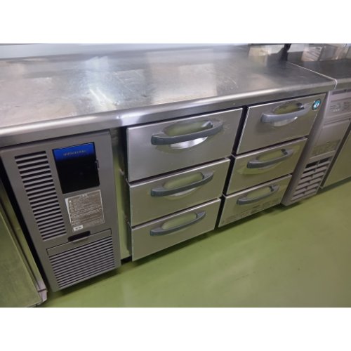 【実業家最長1年引きうける】【中古】冷蔵ドロワーコールドテーブル ホシザキ RT-120DNF 幅1200×奥ふかさ600×高さ800 【貨物輸送無料】【御勤め用】【飲食店 バス発着場 勝手もと備品 ドロワーコールドテーブル 御勤め用ドロワーコールドテーブル】