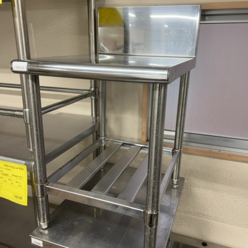 【中古】コンロ台 BGあり 幅450×奥行600×高さ600 【送料無料】【業務用】【飲食店 店舗 厨房機器 ガス台 業務用ガス台】