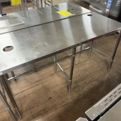 【中古】御役目台 BGなし 幅1550×奥ぶかさ600×高さ850 【貨物輸送無料】【お役目用】【飲食店 バス発着場 勝手もと設備 御役目台 お役目用御役目台】