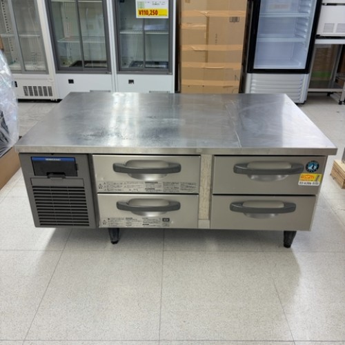 【実業家最長1年引きうける】【中古】ドロワーコールドテーブル ホシザキ RTL-120DDF 幅1200×奥ふかさ750×高さ570 【貨物輸送別途積もり書き】【御勤め用】【飲食店 バス発着場 勝手もと備品 ドロワーコールドテーブル 御勤め用ドロワーコールドテーブル】