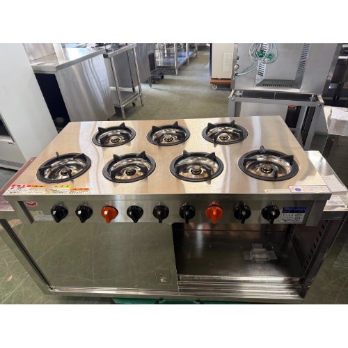 【業界最長1年保証】【中古】釜めし用コンロ マルゼン M-607C 幅920×奥行490×高さ160 都市ガス 【送料別途見積】【業務用】【飲食店 店舗 厨房機器 卓上ガスコンロ 業務用卓上ガスコンロ】