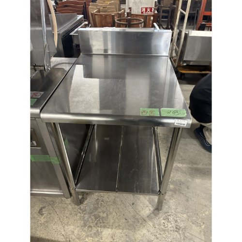 【中古】作業台 BGあり 幅600×奥行750×高さ800 【送料別途見積】【業務用】【飲食店 店舗 厨房機器 作業台 業務用作業台】|厨房機器と店舗用品 TENPOS