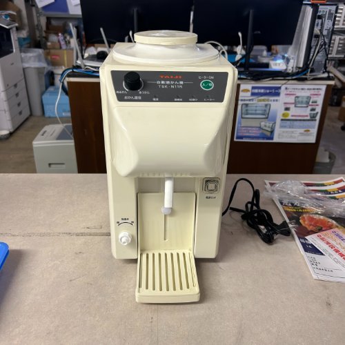【中古】酒燗器 タイジ TSK-N11R 幅200×奥ふかさ390×高さ388 【貨物輸送別途積もり書き】【御勤め用】【飲食店 バス発着場 勝手もと備品 日本酒用備品 御勤め用般若湯用備品】