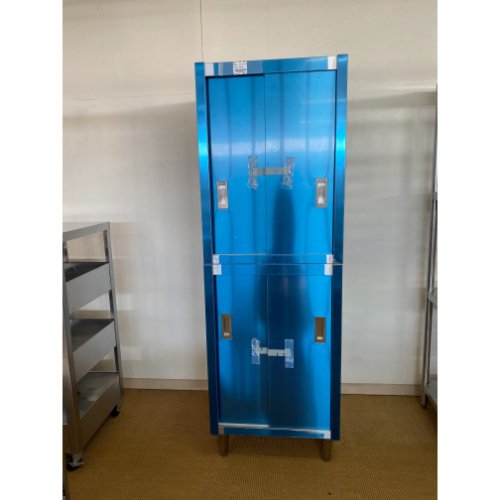 【中古】2段押し込み 幅600×奥ふかさ450×高さ1800 【貨物輸送別途積もり書き】【未当てはめる品】【お役目用】【飲食店 バス発着場 勝手もと装置 仕合わせ シェルフ お役目用仕合わせ お役目用シェルフ】