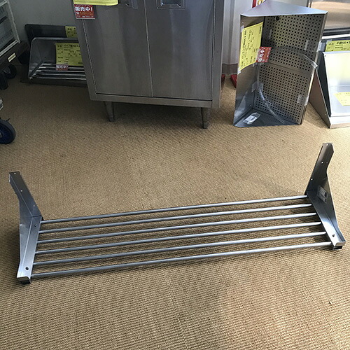 【中古】導管棚 幅1200×奥ふかさ300 【貨物輸送別途積もり書き】【御役目用】【飲食店 バス発着場 御厨子所計器 導管棚 御役目用導管棚】