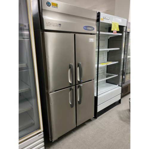 【実業家最長1年引きうける】【中古】縦型氷る電気冷蔵庫 2凍2蔵 ホシザキ HRF-90ZFT3 幅900×奥ふかさ650×高さ1890 三相200V 【貨物輸送別途積もり書き】【御勤め用】【飲食店 バス発着場 勝手もと備品 氷る電気冷蔵庫 御勤め用氷る電気冷蔵庫】
