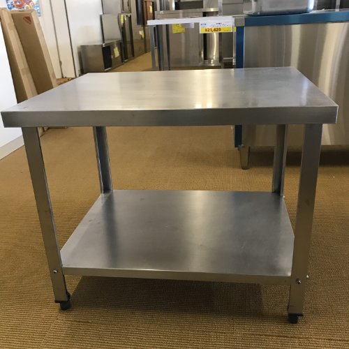 【中古】作業台 幅750×奥行600×高さ800 【送料別途見積】【業務用】【飲食店 店舗 厨房機器 作業台 業務用作業台】