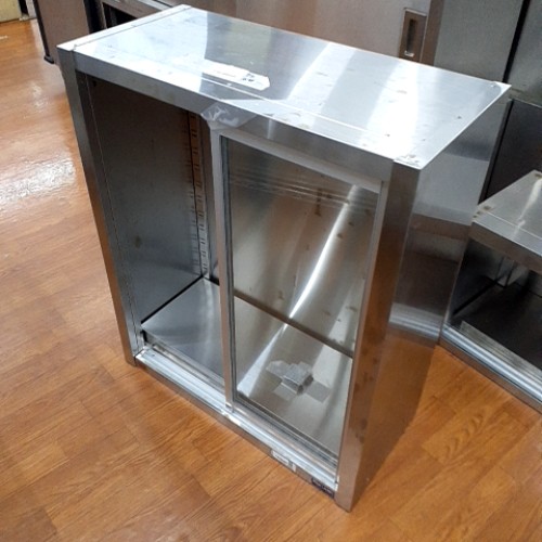 【中古】吊収納家具 幅750×奥ぶかさ350×高さ900 【貨物輸送別途積もり書き】【お役目用】【飲食店 バス発着場 勝手もと設備 吊収納家具 お役目用吊収納家具】
