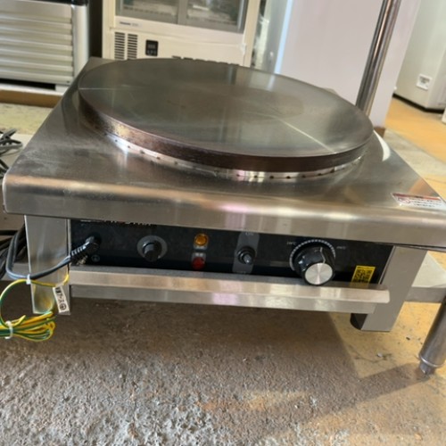【中古】電気クレープ焼き器 キプロスター PRO-40CRP-F 幅455×奥行480×高さ230 【送料別途見積】【業務用】【飲食店 店舗 厨房機器 特殊焼物器 業務用特殊焼物器】