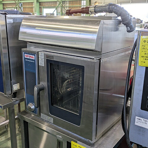 【業界最長1年保証】【中古】電気スチームコンベクションオーブン ラショナル SCCXS62/3E 幅657×奥行556×高さ567 三相200V 【送料別途見積】【業務用】【飲食店 店舗 厨房機器 オーブン 業務用オーブン】