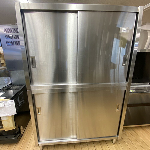 【中古】食器棚 幅1200×奥ふかさ750×高さ1800 【貨物輸送別途積もり書き】【お役目用】【飲食店 バス発着場 勝手もと装置 食器棚 お役目用食器棚】