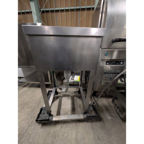 【中古】一槽シンク BGなし 幅450×奥行450×高さ800 【送料別途見積】【業務用】【飲食店 店舗 厨房機器 一槽シンク 業務用一槽シンク】