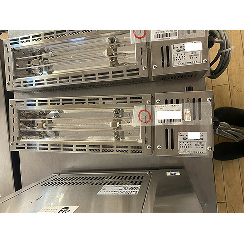 【中古】ヒートランプウォーマー マルゼン MLWS-C1 幅580×奥ふかさ150×高さ80 【貨物輸送別途積もり書き】【お役目用】【飲食店 バス発着場 勝手もと装置 ウォーマー お役目用ウォーマー】