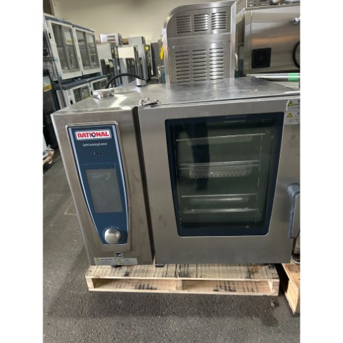 【中古】スチームコンベクションオーブン 6段 ラショナル SCCWE61 幅847×奥行776×高さ782 三相200V 【送料別途見積】【業務用】【飲食店 店舗 厨房機器 オーブン 業務用オーブン】