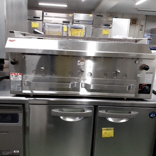 【実業界最長1年引き請ける】【中古】炭火下火式焼物機 マルゼン MCK-095 幅900×奥ふかさ480×高さ350 都市屁っ放り 【貨物輸送別途積もり書き】【お役目用】【飲食店 バス発着場 勝手もと装置 グリラー 焼物器 お役目用グリラー お役目用焼物器】