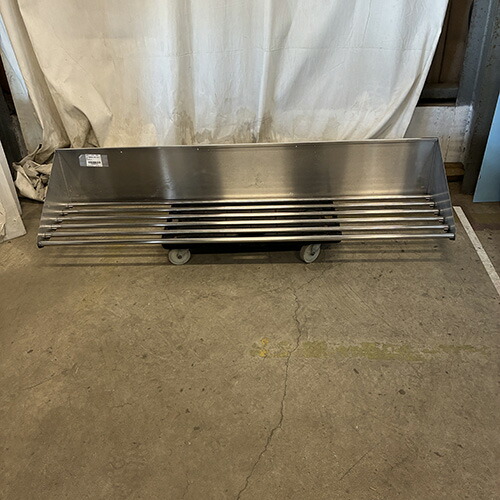 【中古】導管棚 背板付き添い人 幅1500×奥ふかさ350×高さ250 【貨物輸送別途積もり書き】【御役目用】【飲食店 バス発着場 御厨子所計器 導管棚 御役目用導管棚】