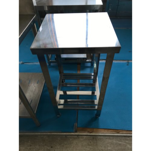 【中古】作業台 幅450×奥行450×高さ800 【送料別途見積】【業務用】【飲食店 店舗 厨房機器 作業台 業務用作業台】