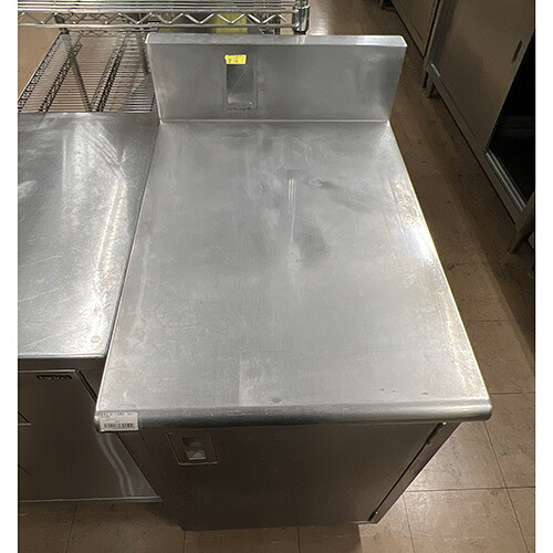 【中古】調理台 右開き BGあり 幅500×奥行750×高さ800 【送料別途見積】【業務用】【飲食店 店舗 厨房機器 調理台 業務用調理台】