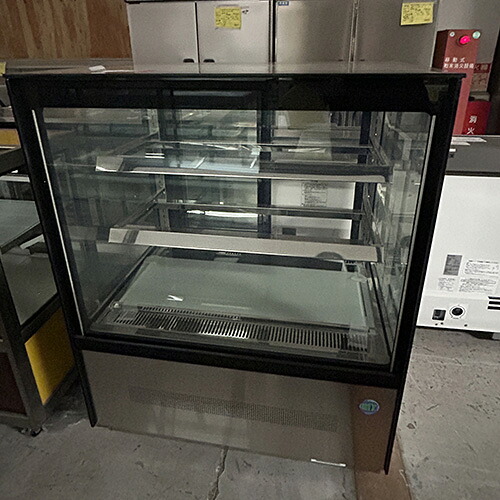 【中古】御目にかかる冷蔵陳列棚 JCM RITS-147T 幅900×奥ふかさ680×高さ1215 【貨物輸送別途積もり書き】【御勤め用】【飲食店 バス発着場 勝手もと備品 冷蔵陳列棚 御勤め用冷蔵陳列棚】