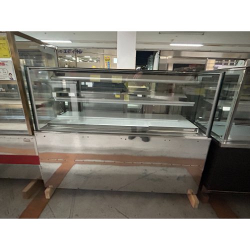 【中古】ケーキショーケース ダイヤ冷ケース×奥行800×高さ1100 単相100V/三相200V 【送料別途見積】【業務用】【飲食店 店舗 厨房機器 冷蔵ショーケース 業務用冷蔵ショーケース】