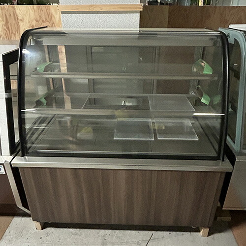 【中古】対面冷蔵ショーケース 保坂製作所 幅1200×奥行750×高さ1200 【送料別途見積】【業務用】【飲食店 店舗 厨房機器 冷蔵ショーケース 業務用冷蔵ショーケース】