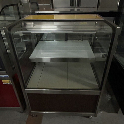 【中古】西洋菓子陳列棚(2段) 大穂製造所 OHGU-SRAh-700B 幅700×奥ふかさ500×高さ995 【貨物輸送別途積もり書き】【御勤め用】【飲食店 バス発着場 勝手もと備品 冷蔵陳列棚 御勤め用冷蔵陳列棚】