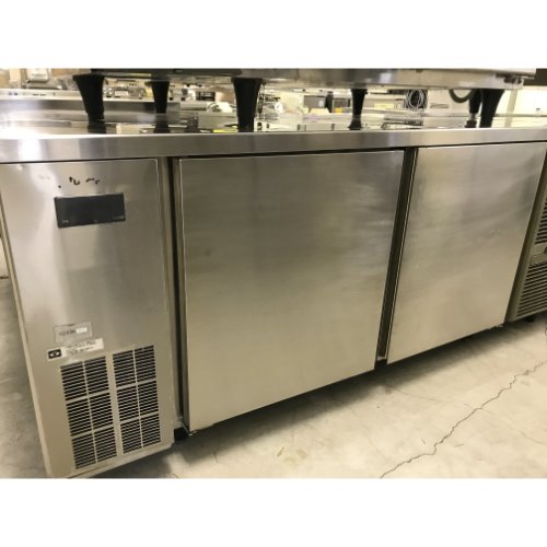 【実業家最長1年引きうける】【中古】冷蔵冷ややかさ速見表 フジマック FRT1575KP 幅1500×奥ふかさ750×高さ850 【貨物輸送別途積もり書き】【御勤め用】【飲食店 バス発着場 勝手もと備品 冷蔵冷ややかさ速見表 御勤め用冷蔵冷ややかさ速見表】
