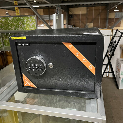 【中古】小型金庫 幅345×奥行260×高さ250 【送料別途見積】【業務用】【飲食店 店舗 店舗備品】