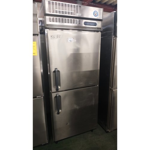 【中古】縦型電気冷蔵庫 フクシマ小峡谷花の冠(福島実業) GRD-080RM 幅755×奥ふかさ800×高さ1950 【貨物輸送別途積もり書き】【御勤め用】【飲食店 バス発着場 勝手もと備品 電気冷蔵庫 御勤め用電気冷蔵庫】