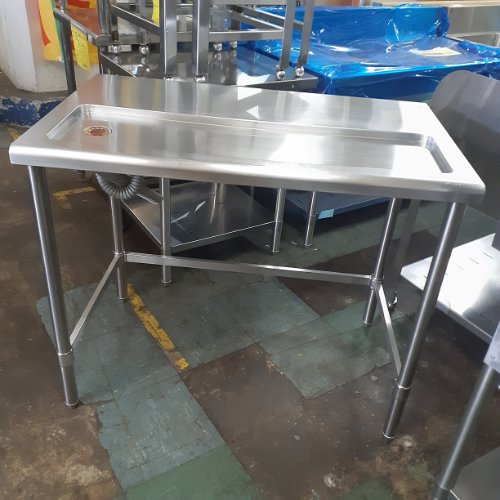 【中古】水切り作業台 三方枠 BGなし 幅1000&times;奥行600&times;高さ850 【送料別途見積】【業務用】【飲食店 店舗 厨房機器 特殊シンク 業務用特殊シンク】｜厨房機器と店舗用品 TENPOS 27,885円