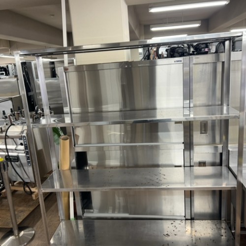 【中古】シェルフ棚 BGなし 幅1700×奥行400×高さ1930 【送料別途見積】【業務用】【飲食店 店舗 厨房機器 ラック シェルフ 業務用ラック 業務用シェルフ】