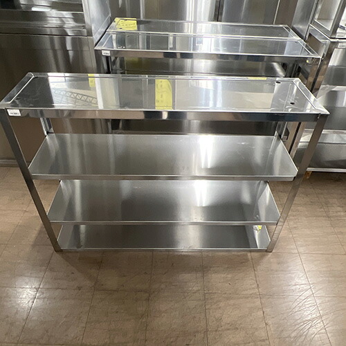 【中古】吊下棚(中棚2段) 幅1350×奥ふかさ400×高さ900 【貨物輸送別途積もり書き】【お役目用】【飲食店 バス発着場 勝手もと装置 吊押し込み お役目用吊押し込み】