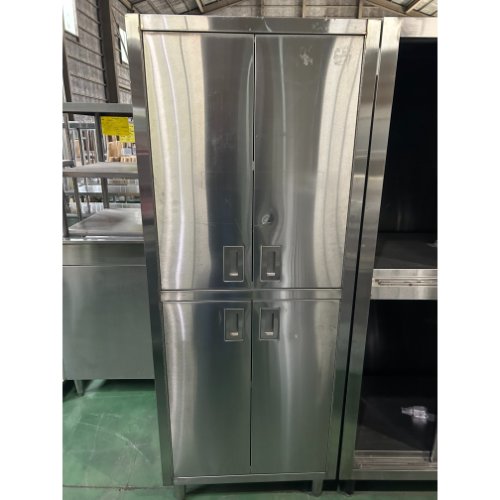 【中古】食器棚 幅700×奥ふかさ600×高さ1800 【貨物輸送別途積もり書き】【お役目用】【飲食店 バス発着場 勝手もと装置 食器棚 お役目用食器棚】