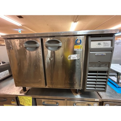 【業界最長1年保証】【中古】冷蔵コールドテーブル フクシマガリレイ(福島工業) YRW-120RM2-R 幅1200×奥行750×高さ800 【送料別途見積】【業務用】【飲食店 店舗 厨房機器 冷蔵コールドテーブル 業務用冷蔵コールドテーブル】
