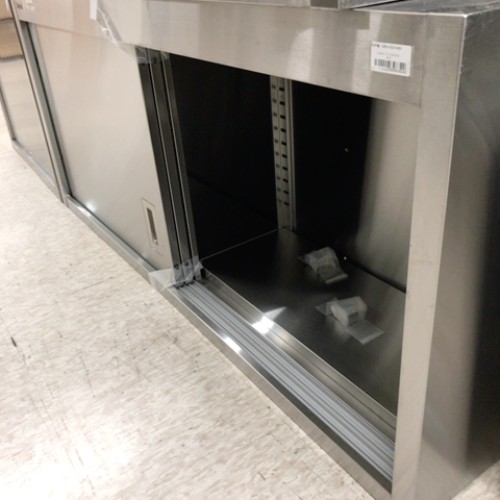 【中古】吊収納家具 幅1380×奥ぶかさ350×高さ660 【貨物輸送別途積もり書き】【お役目用】【飲食店 バス発着場 勝手もと設備 吊収納家具 お役目用吊収納家具】